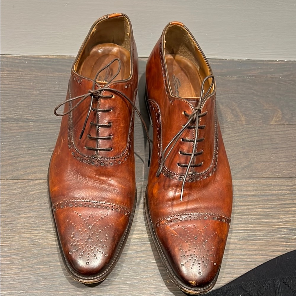 Classic Brown Leather Men's Dress Shoes